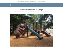 Tablet Screenshot of maine-playgrounds.com